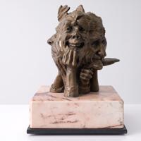 James Mastin MADCAPS Bronze, 17.5H - Sold for $1,408 on 10-10-2026 (Lot 487).jpg